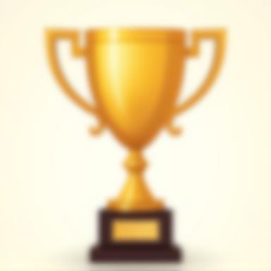 Image of a trophy representing the grand prize